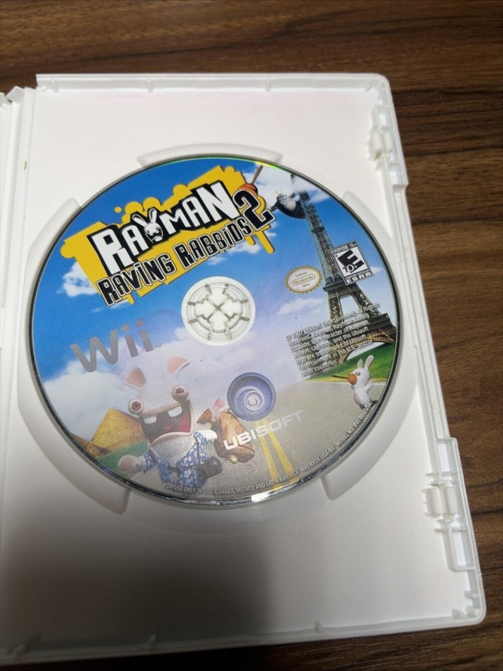 Rayman Raving Rabbids 2 (Nintendo Wii, 2007) Tested Cib - Picture 4 of 5